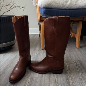 Tecovas Brown Heeled Boots